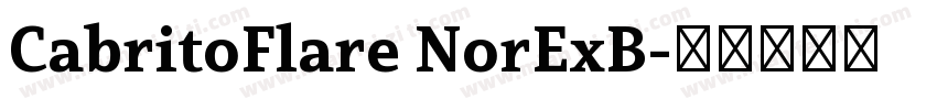 CabritoFlare NorExB字体转换